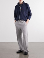 Gallery Dept. - Logo-Appliquéd Jersey Track Jacket - Blue