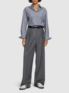 MATTEAU Striped Organic Cotton Classic Shirt