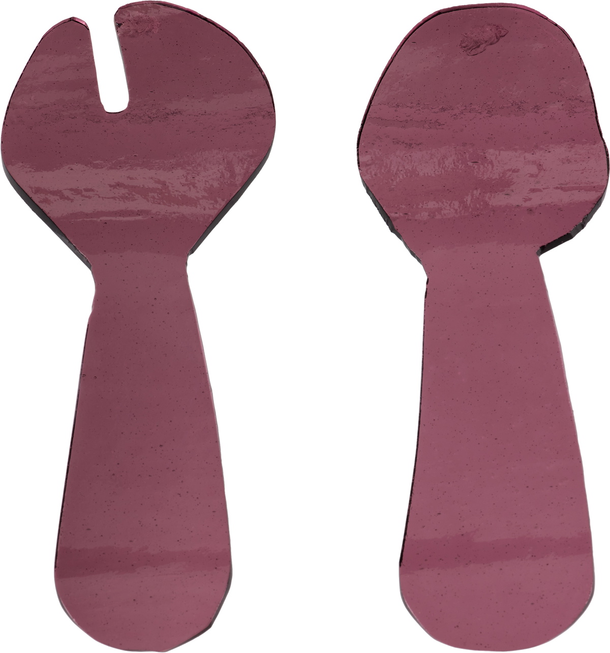 Los Objetos Decorativos Purple Glass Flatware Set