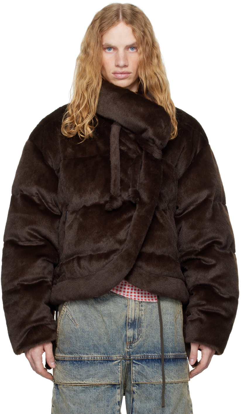 Ottolinger Black Hooded Puffer Jacket Ottolinger