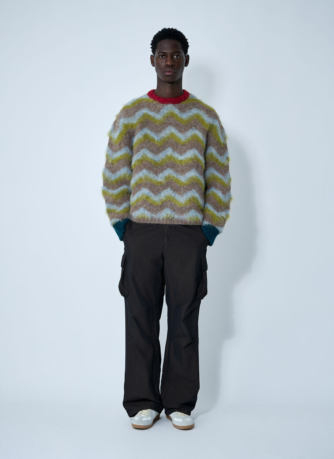Brain Dead Ziz-Zag Sweater
