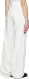 Commission White Pill Jeans