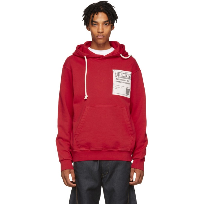 Photo: Maison Margiela Red Stereotype Hoodie
