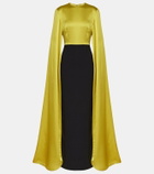Solace London Adley crêpe gown