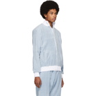 Casablanca Blue and White After Sports Track Jacket