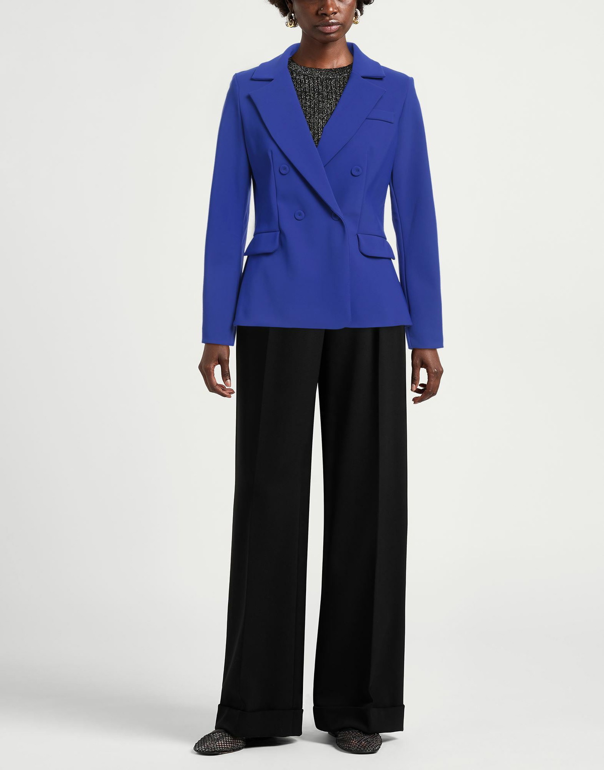 Chiara Boni La Petite Robe Womens Blazer Bright in Blue