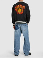 VERSACE - Embroidered Bomber Jacket