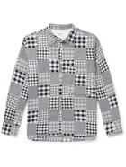 Universal Works - Patchwork Checked Cotton Shirt - Black