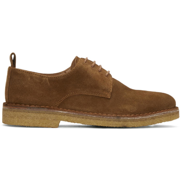 Photo: AMI Alexandre Mattiussi Brown Suede Derbies