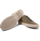 Common Projects - Achilles Leather and Suede Sneakers - Men - Green