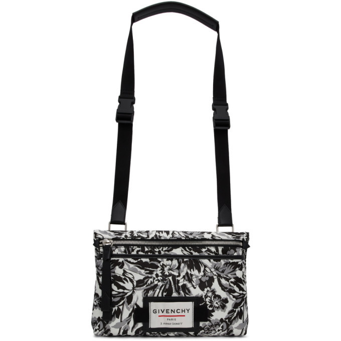Photo: Givenchy Black and White Downtown Messenger Bag