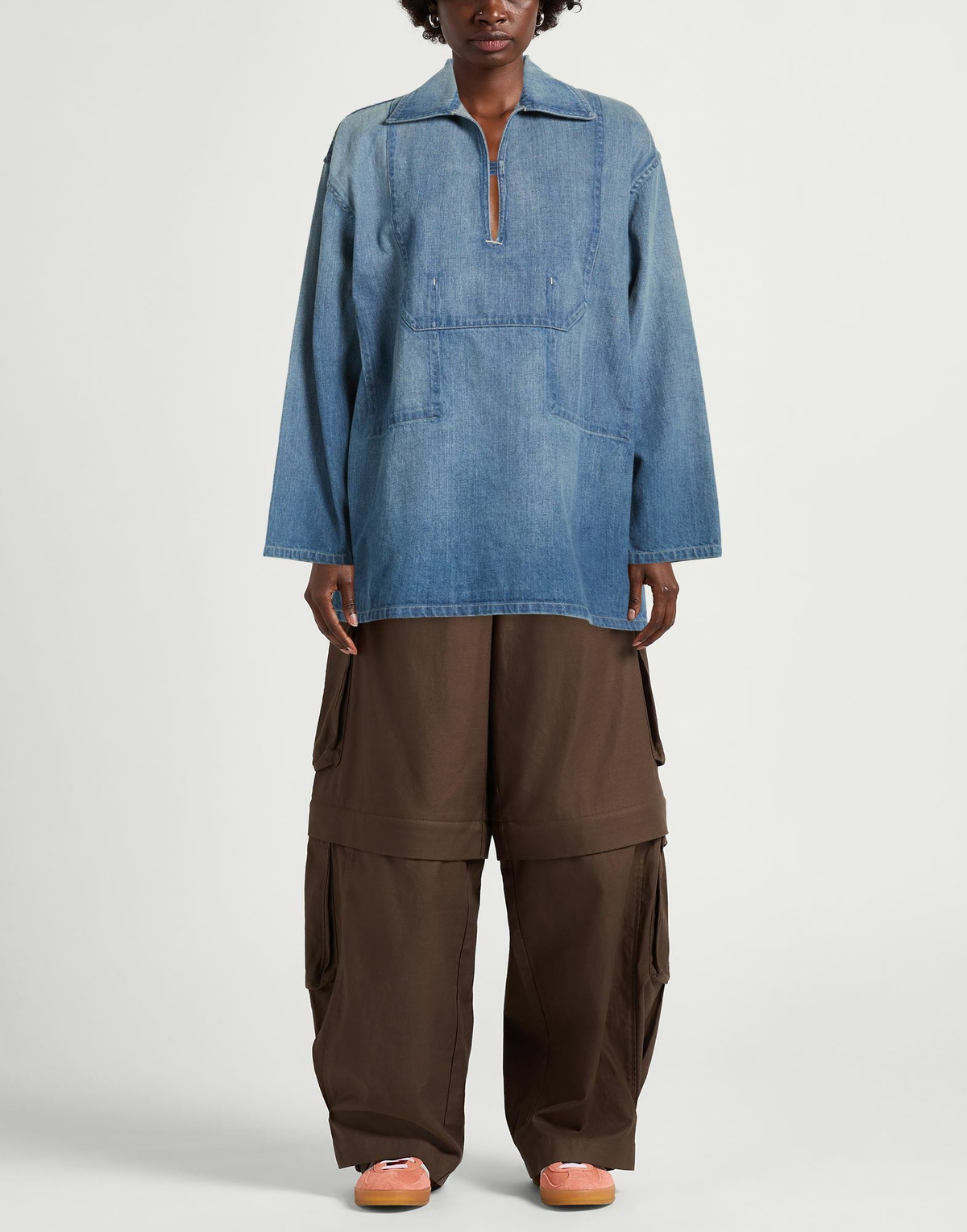 Auralee Womens Top in Blue