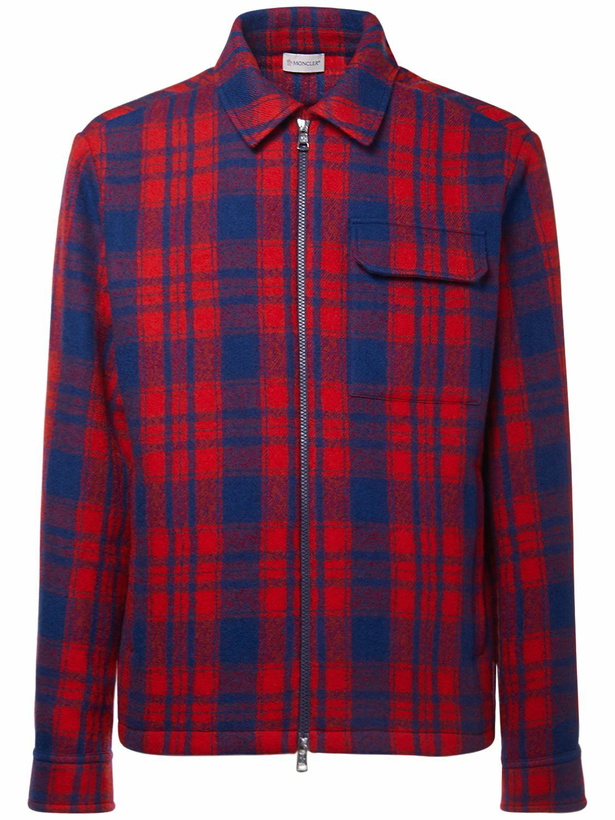 Photo: MONCLER - Check Wool Shirt