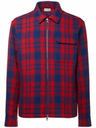 MONCLER - Check Wool Shirt