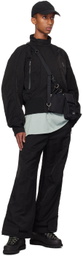 A. A. Spectrum Black Turf Trousers