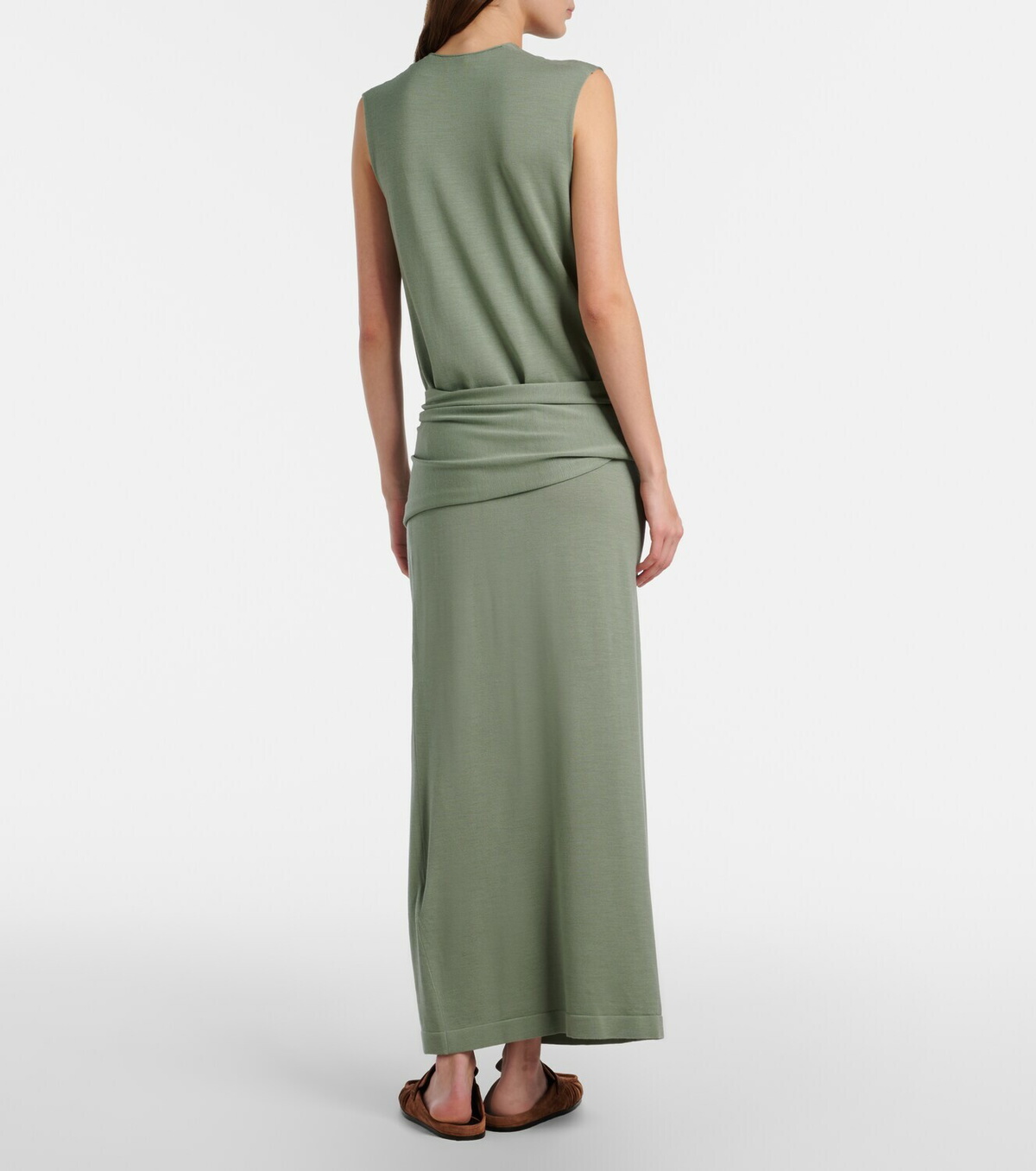 Jil Sander Virgin wool maxi dress