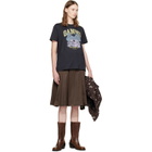 GANNI Black Mushroom Teddy T-shirt