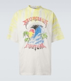 Balenciaga Printed tie-dye cotton jersey T-shirt