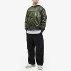 Comme Des Garçons Homme Men's Nylon Twill 3 Layer Bomber Jacket in Khaki