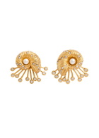 Joanna Laura Constantine Seashell 18kt Gold-plated Stud Earrings - One Size