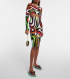 Pucci - Printed fabric thong sandals
