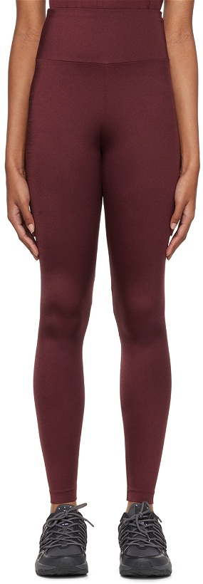 Photo: Wolford Burgundy 'The Workout' Sport Leggings