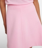 Jardin des Orangers Wool and cashmere miniskirt