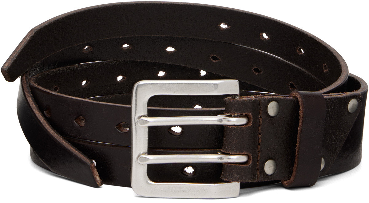 Our Legacy Black 4 cm Broken Stud Belt Our Legacy