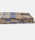 Gabriela Hearst - Cashmere plaid fringe blanket