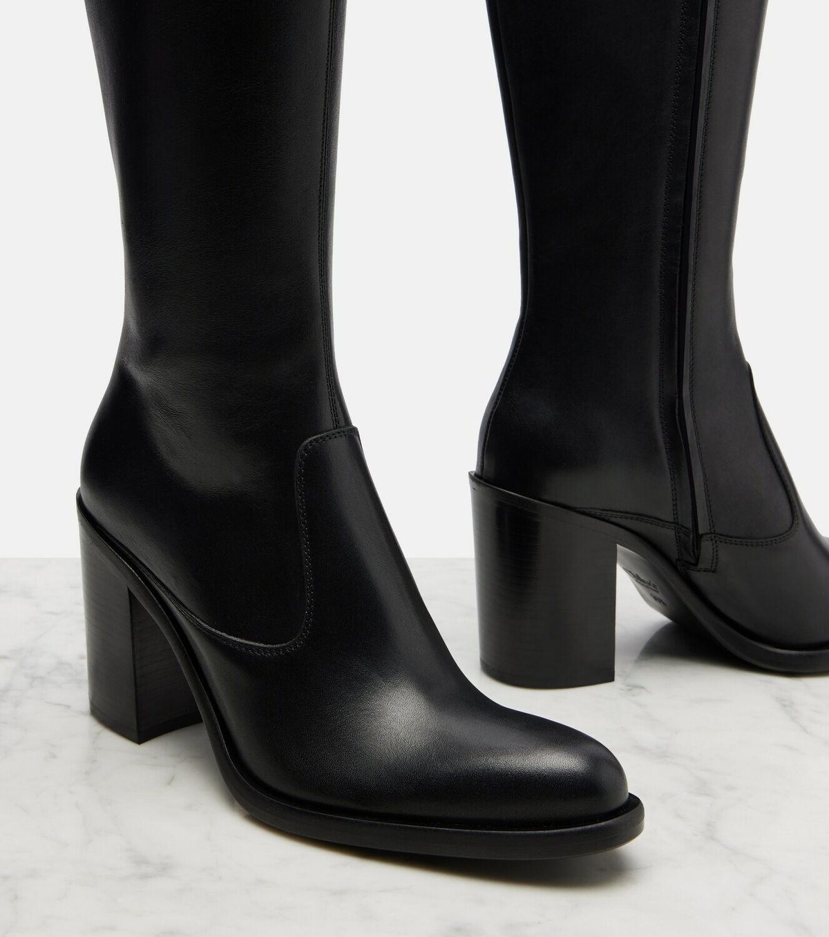 Chloé Phoenix 90 leather knee-high boots