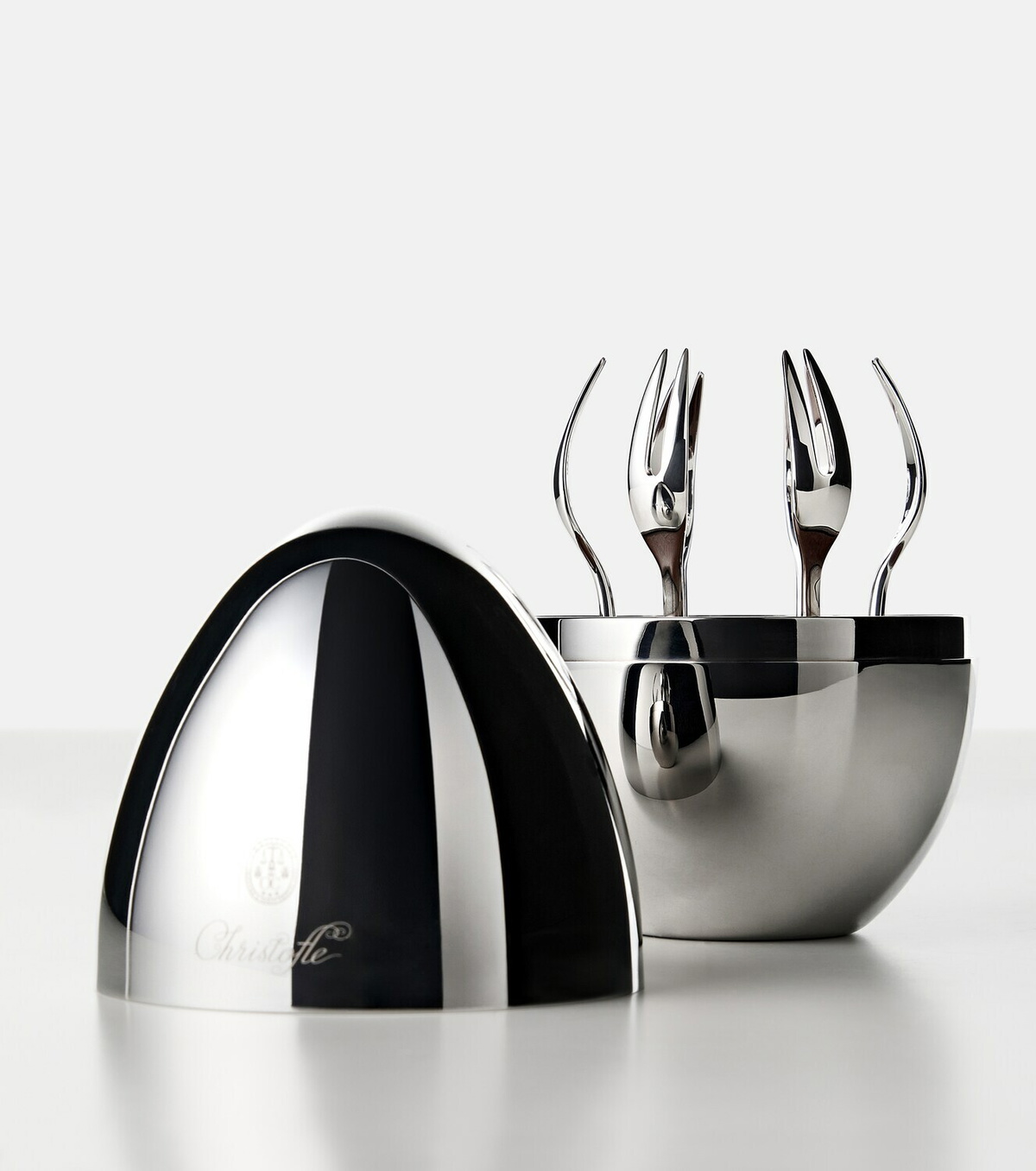 Christofle Mood Yummy silver-plated 6-piece fork set