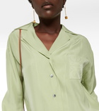 Loewe Anagram jacquard silk shirt