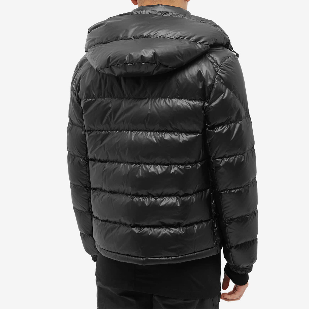 正規品MONCLER NONDOWN NYLON HOULGATE JACKET Moncler Men's Wollaston Hooded Down Jacket in Black Moncler