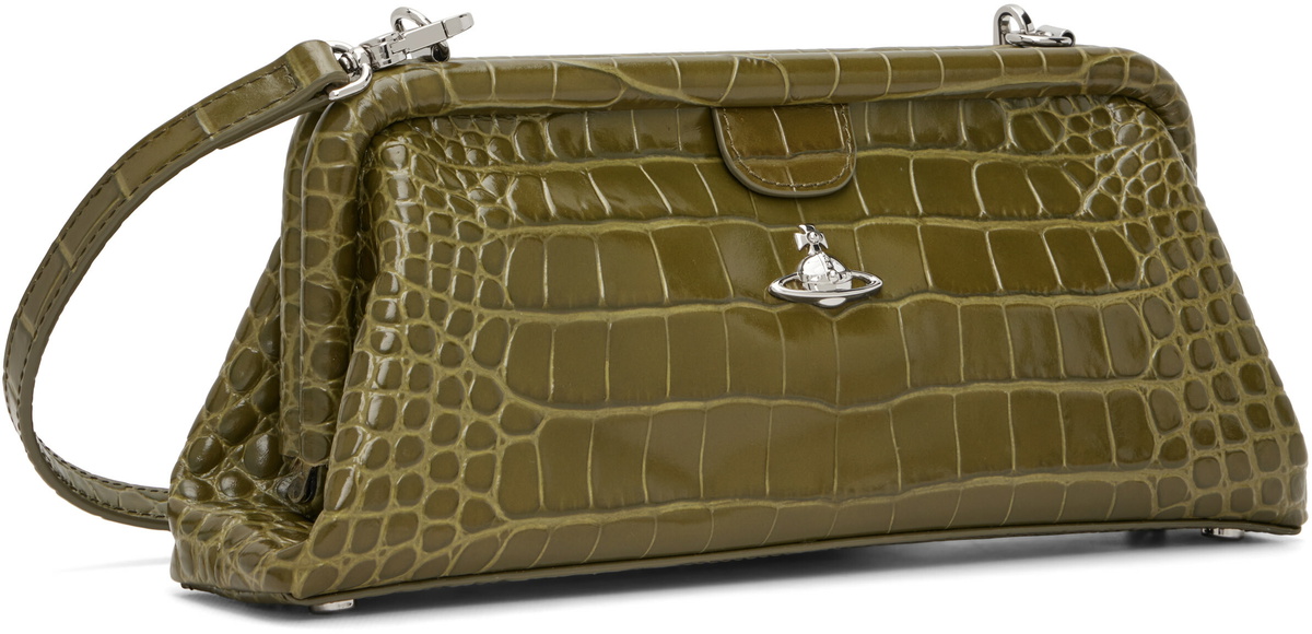 Vivienne Westwood Khaki Jane Frame Bag