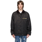 mastermind WORLD Black Deck Jacket