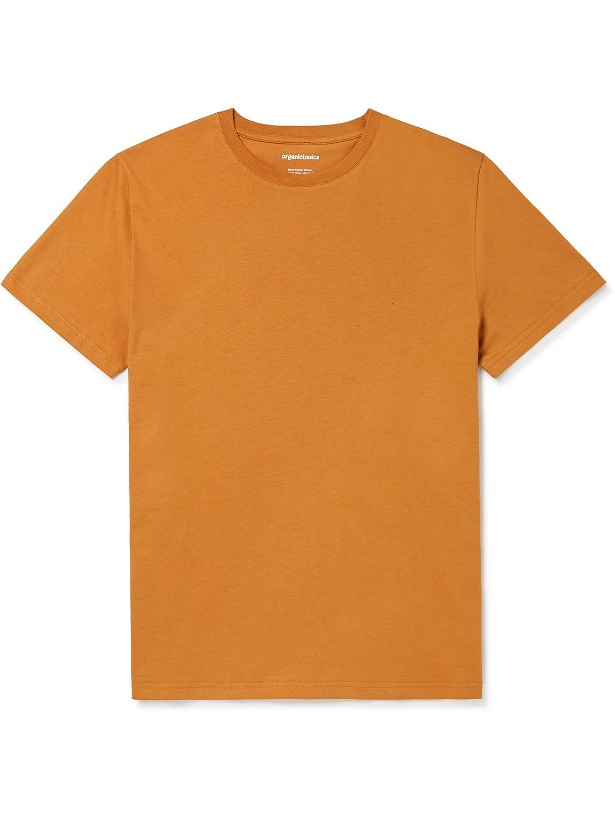 Photo: Organic Basics - Organic Cotton-Jersey T-Shirt - Orange