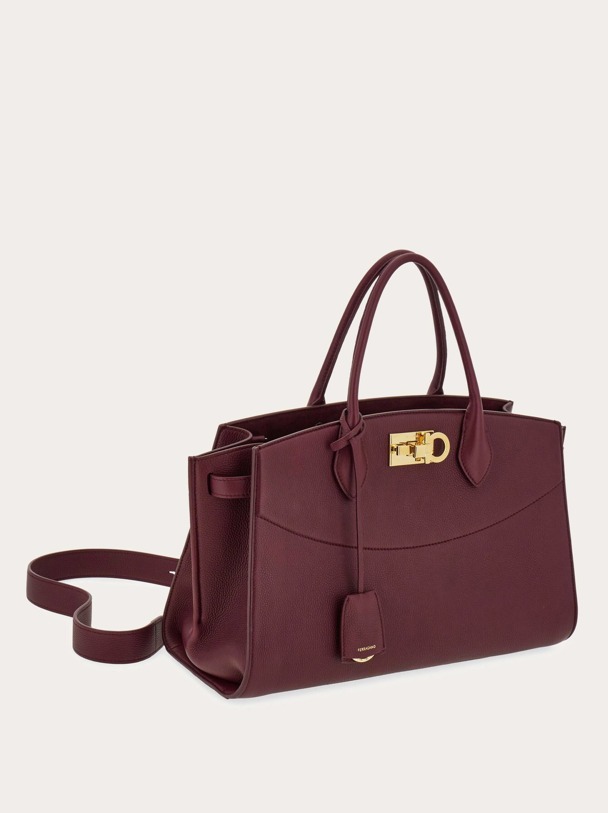 Ferragamo Womens New Ferragamo Studio Soft bag (L) in Violet