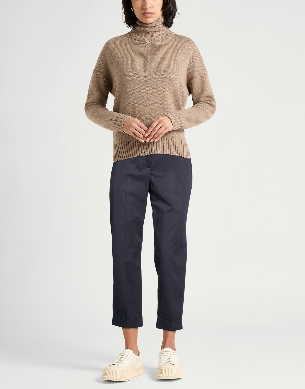 Peserico Easy Womens Pants Midnight in Blue