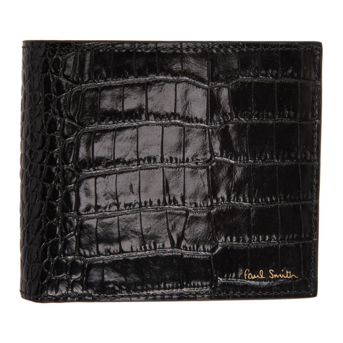 Photo: Paul Smith Black Croc Bifold Wallet