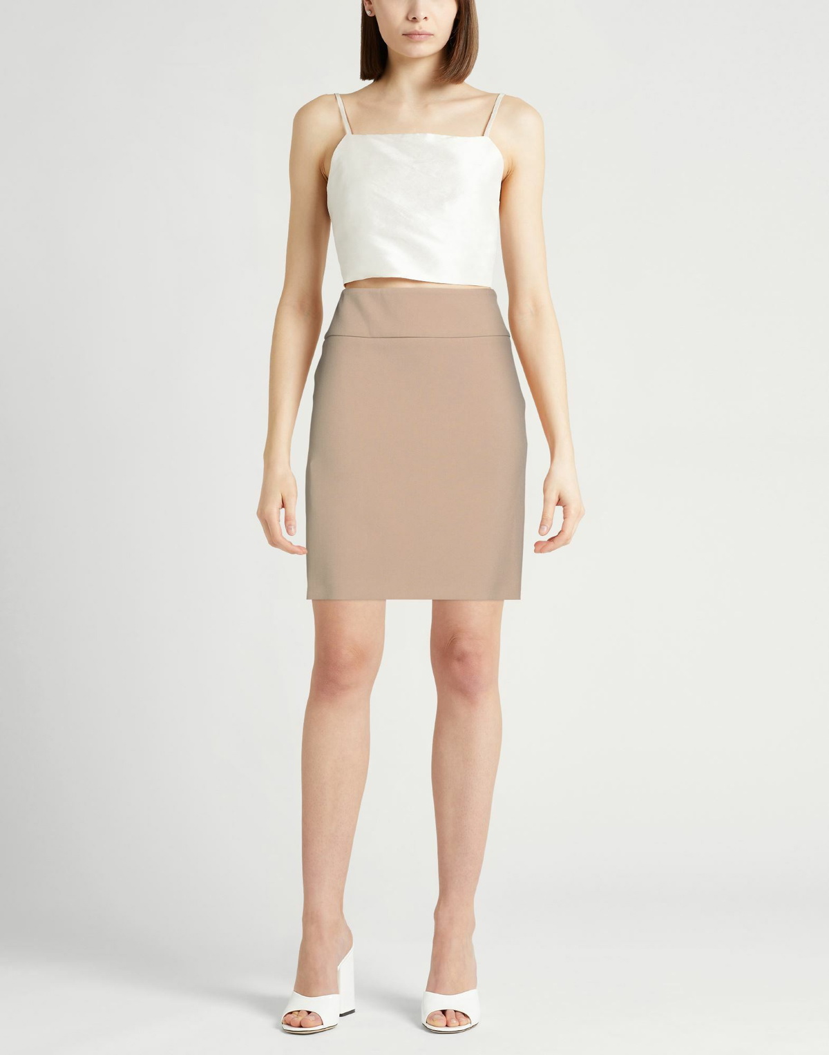 Peserico Sign Womens Mini skirt Sand