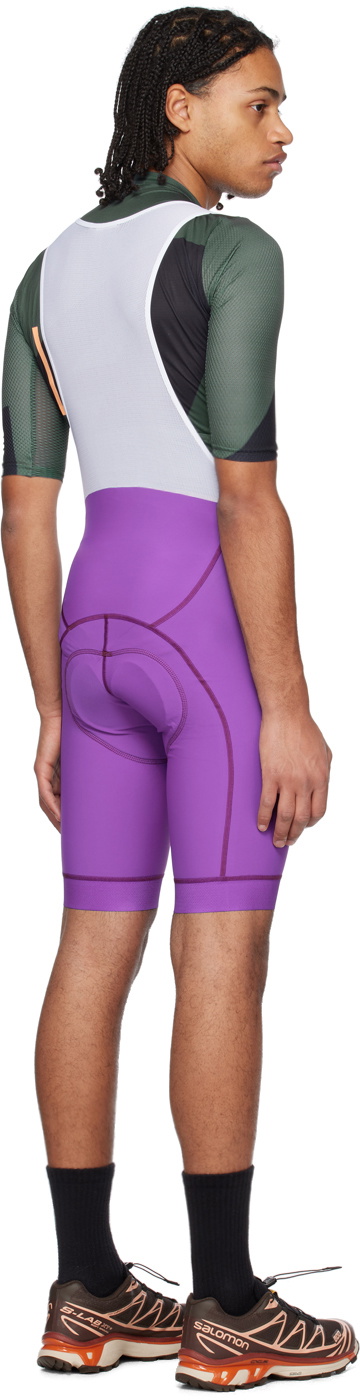 Purple bib shorts hot sale