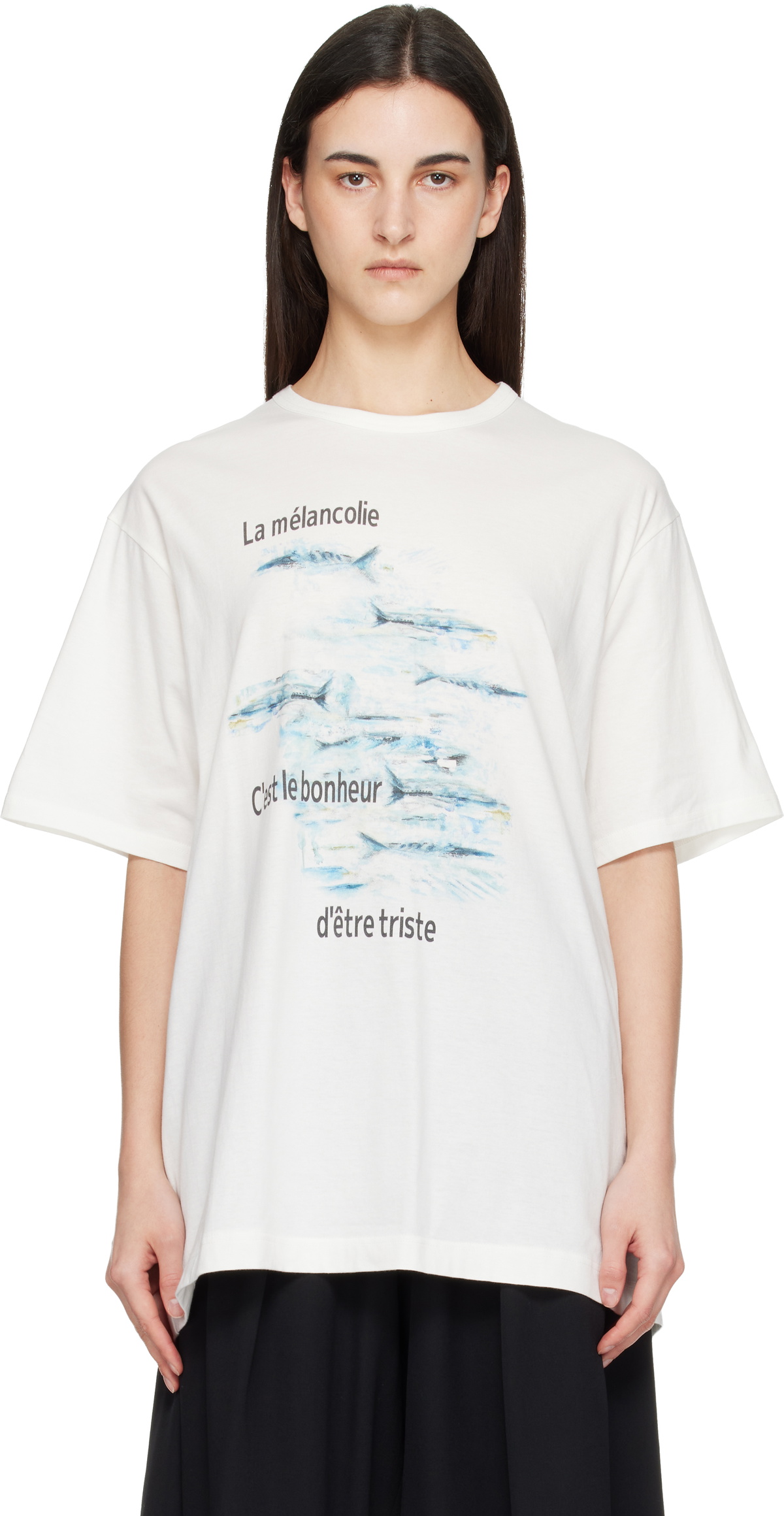 Yohji Yamamoto Black New Era Edition Oversized Performance T-Shirt