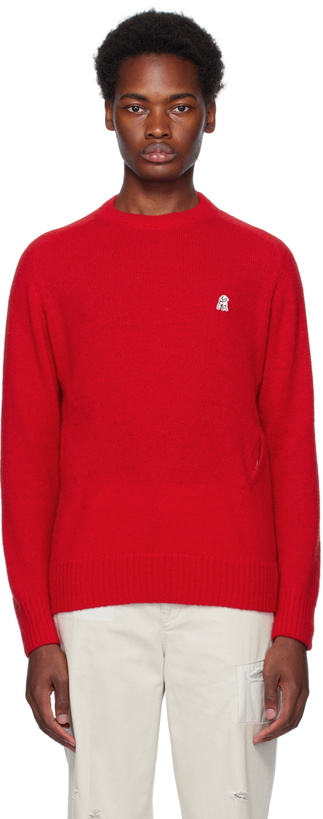 Photo: the Shepherd UNDERCOVER Red 'The Shepherd' Sweater