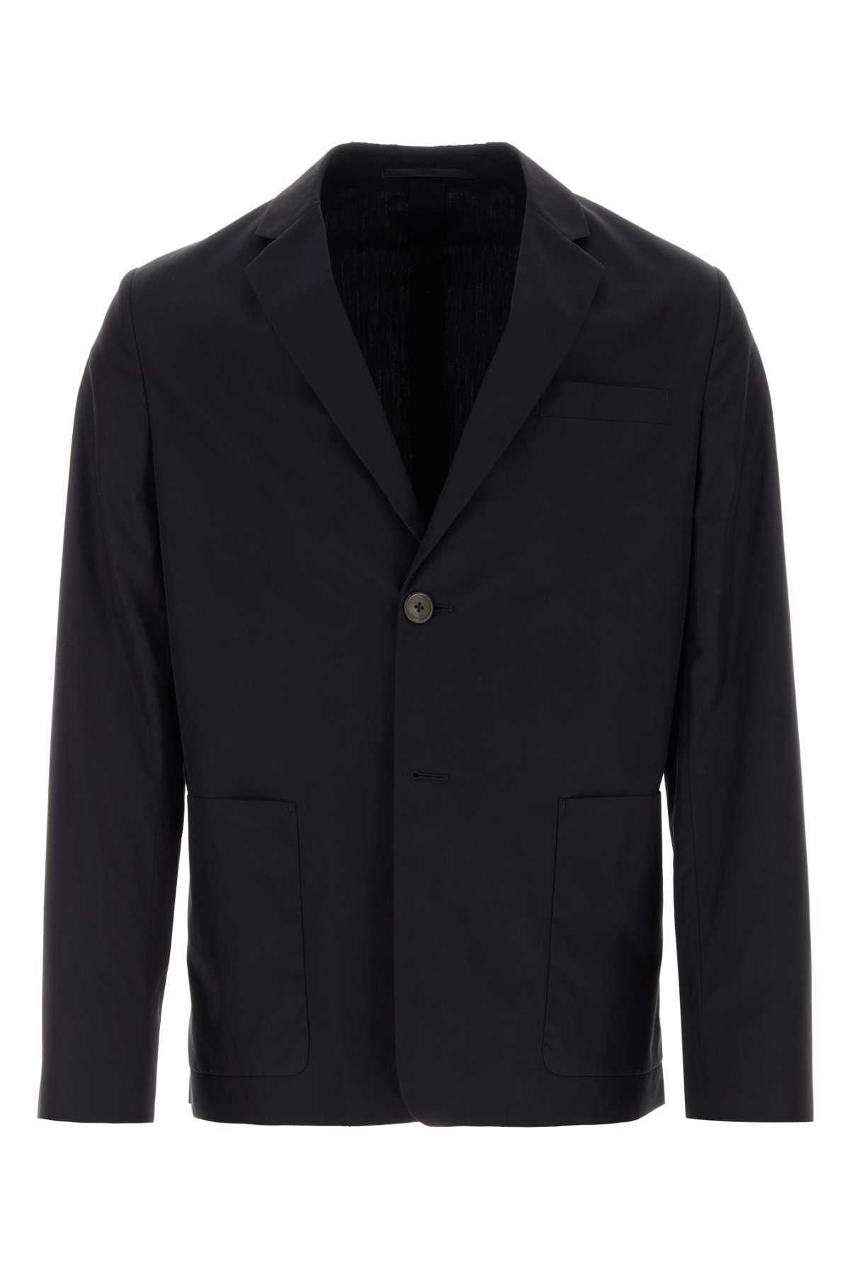 【送料&関税込】Prada Midnight Blue Cotton Blazer Prada Midnight Blue Cotton Blazer Prada