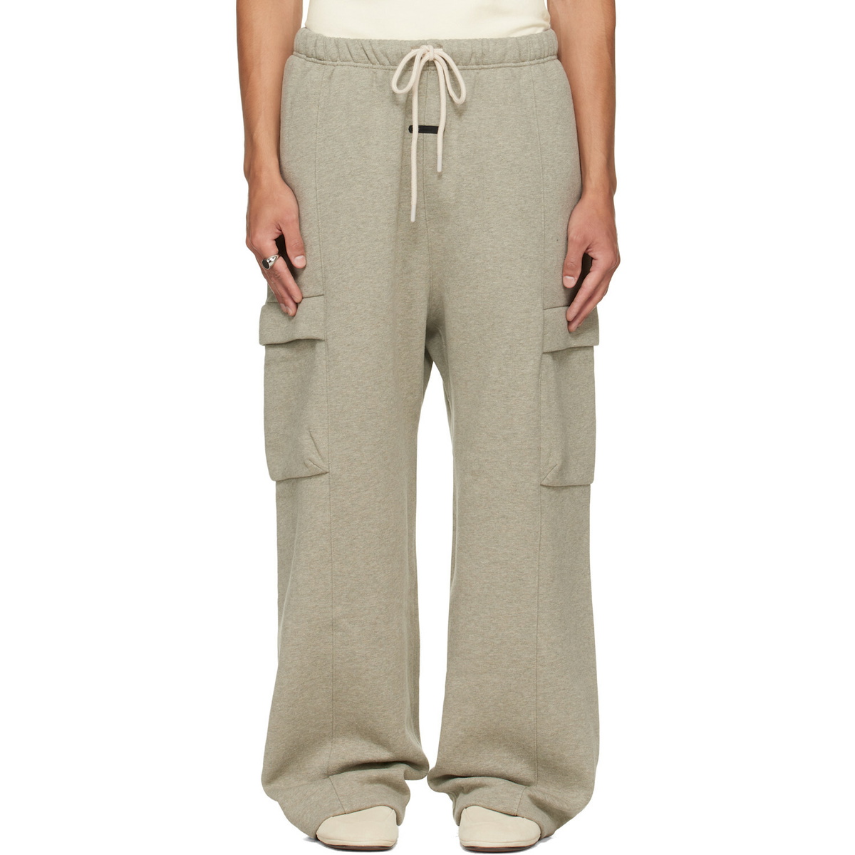 Fear of God ESSENTIALS Gray Cargo Field Sweatpants