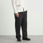 Palmes Men's Lucien Herringbone Trousers in Black