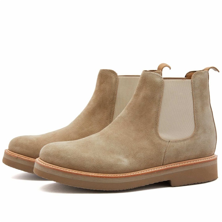 Photo: Grenson Men's Colin Chelsea Boot in Sand Suede