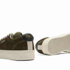 Stepney Workers Club Men's Dellow 02 Suede Sneaker in Woodland