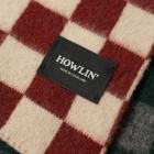 Howlin by Morrison Men's Howlin' Cosmic Checkerboard Scarf in Intergalactic