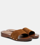 Gianvito Rossi Riviera suede slides